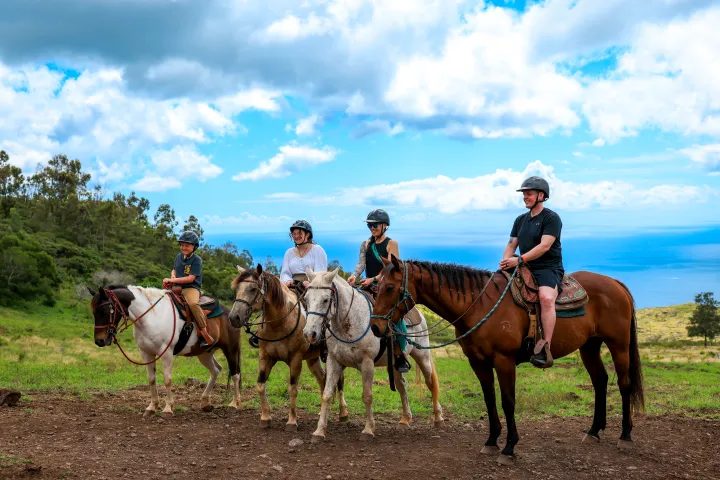 Family Photo at Pālehua Trail Rides