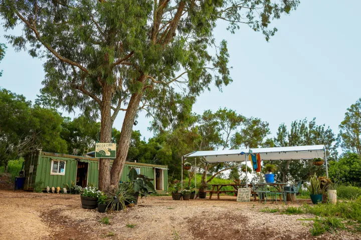 Pālehua Trail Rides check-in area